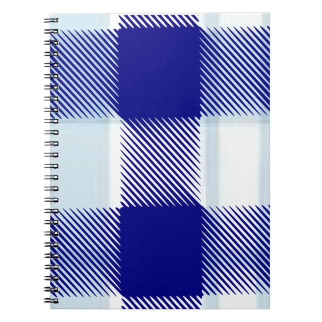Cuaderno Bloc de notas de plástico azul (Frente)
