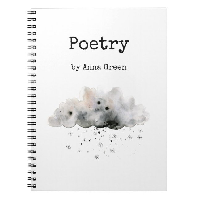 Cuaderno Bloc de notas de poesía (Frente)