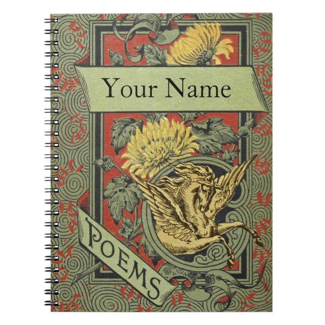 Cuaderno Bloc de notas de poesía (Frente)