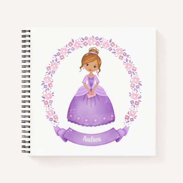 Cuaderno Bloc de notas de Princess Journal (Anverso)