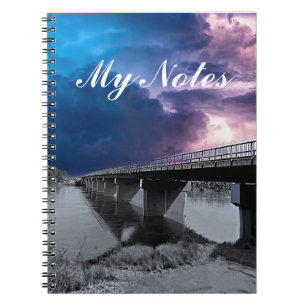 Cuaderno bloc de notas de puente