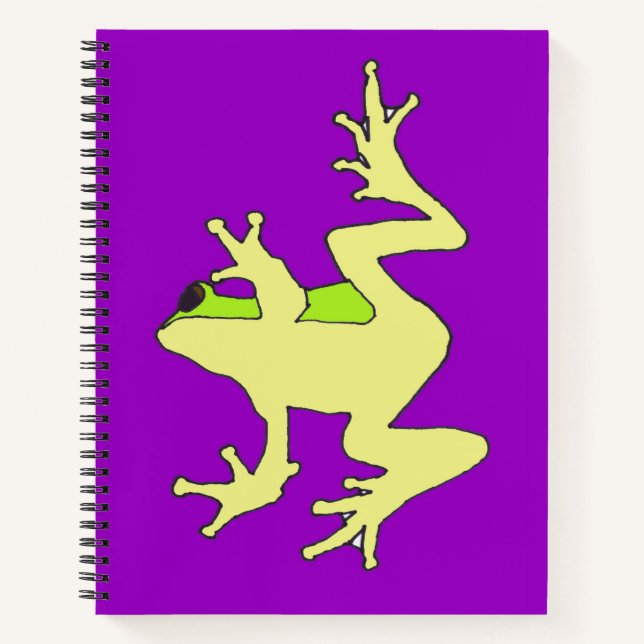 Cuaderno bloc de notas de rana de ventana (Anverso)