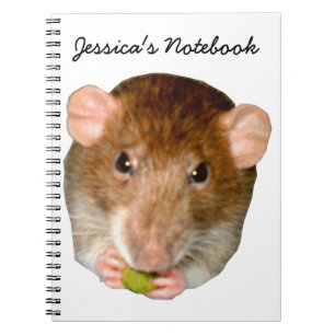 Cuaderno Bloc de notas de rata hambrienta