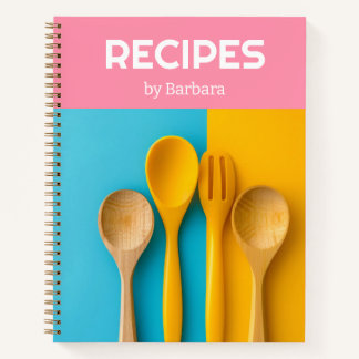 Cuaderno Bloc de notas de receta en blanco