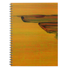 Cuaderno bloc de notas de resumen amarillo