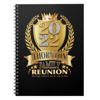 Cuaderno Bloc de notas de reunión de la familia Thornton