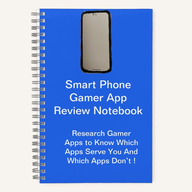 Cuaderno Bloc de notas de revisión de aplicaciones de Smart (Anverso)