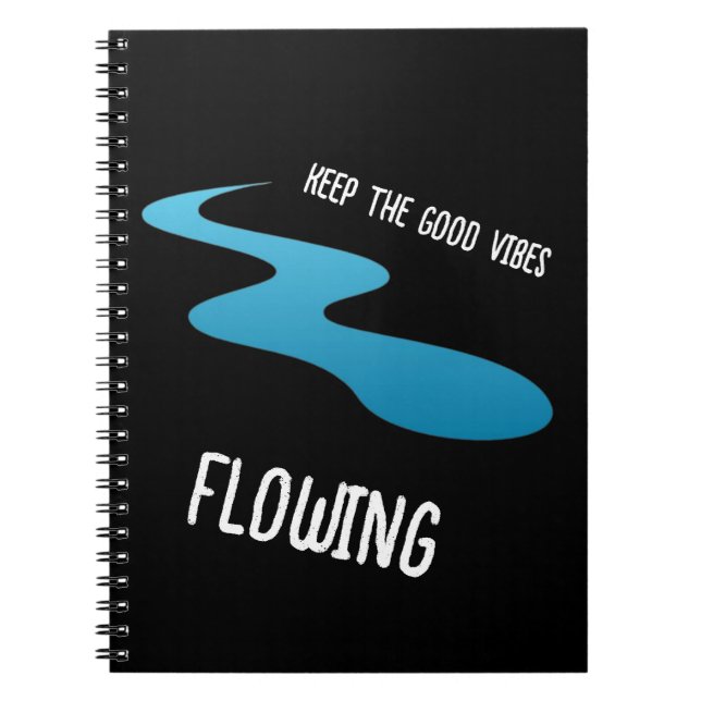 Cuaderno bloc de notas de río (Frente)