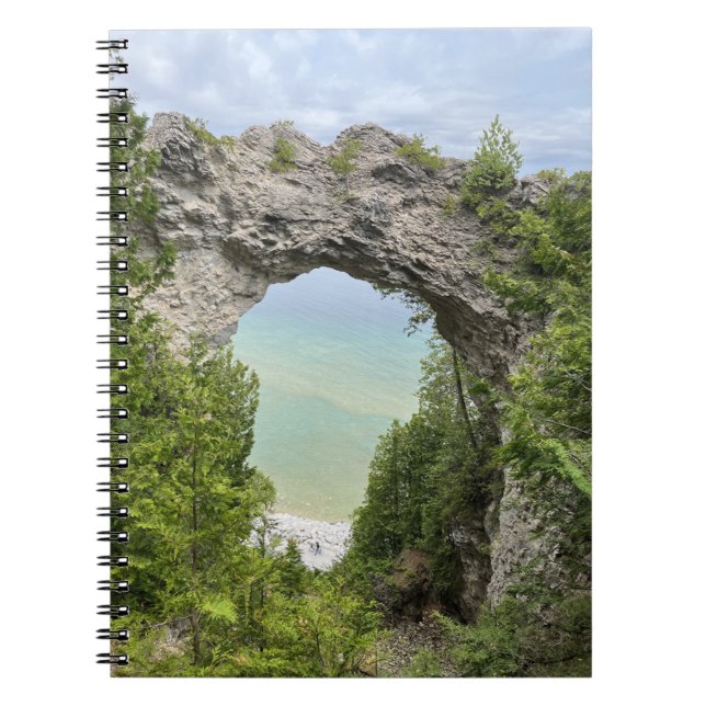 Cuaderno Bloc de notas de rock artístico (Frente)