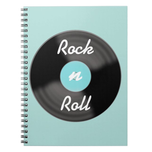 Cuaderno Bloc de notas de Rock N Roll (Frente)
