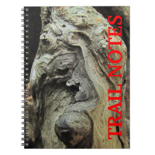 Cuaderno Bloc de notas de rodillas de árbol de ciprés