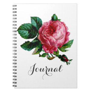 Cuaderno Bloc de notas de Rosa de col