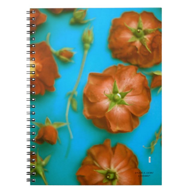 Cuaderno Bloc de notas de rosas (Frente)