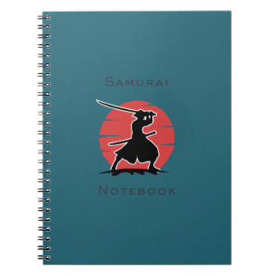 Cuaderno Bloc de notas de Samurai
