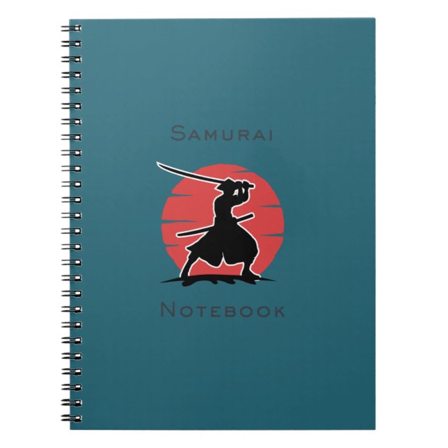 Cuaderno Bloc de notas de Samurai (Frente)