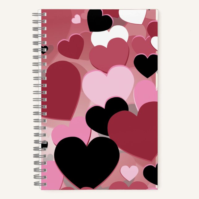 Cuaderno Bloc de notas de San Valentín (Anverso)