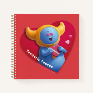Cuaderno Bloc de notas de San Valentín para Taurus