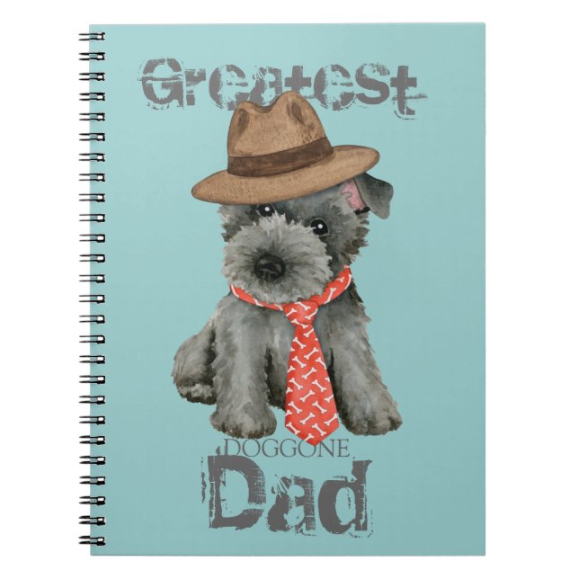Cuaderno bloc de notas de Scottish Terrier Dad (Frente)