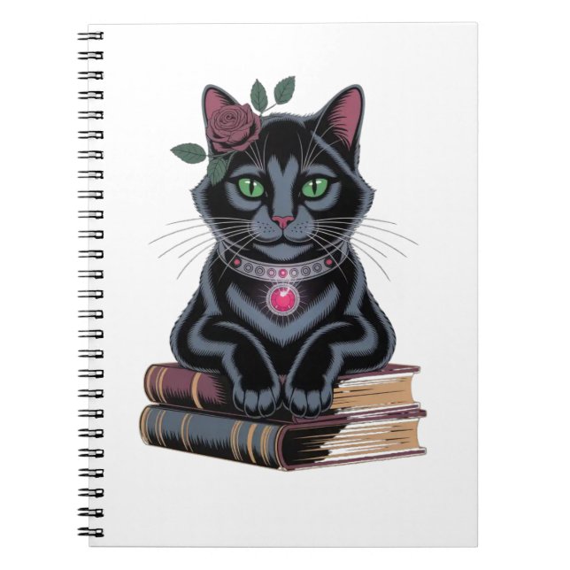 Cuaderno Bloc de notas de secretos con desplazamiento (Frente)