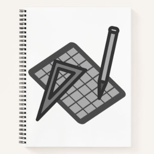 Cuaderno Bloc de notas de símbolos matemáticos