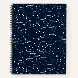 Cuaderno Bloc de notas de Star Constellations