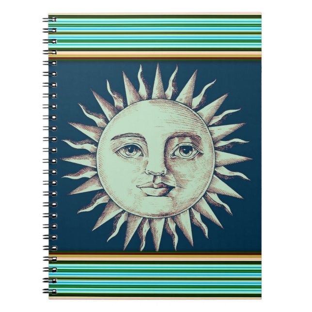 Cuaderno bloc de notas de Sun (Frente)