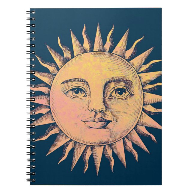 Cuaderno bloc de notas de Sun (Frente)