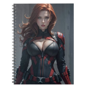 Cuaderno bloc de notas de supermujeres