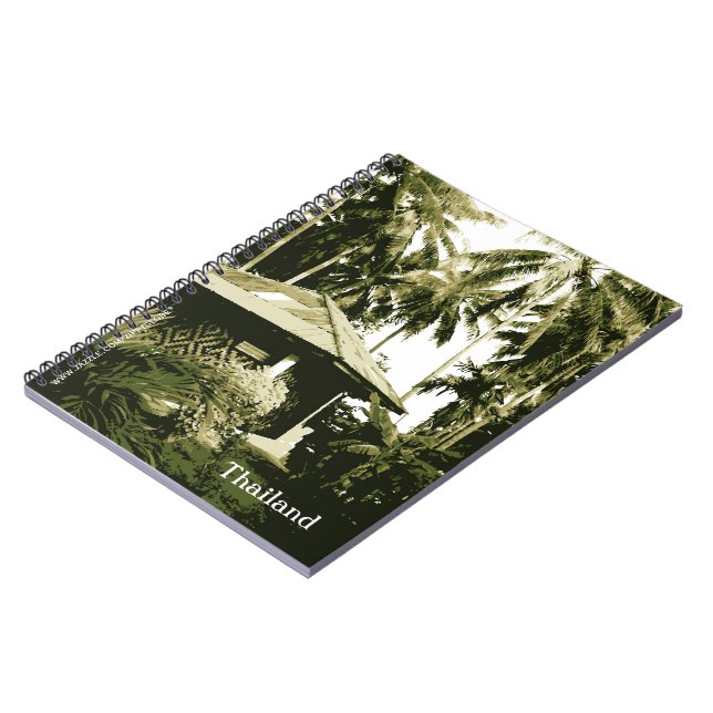 Cuaderno bloc de notas de Tailandia (Lado Izquierdo)
