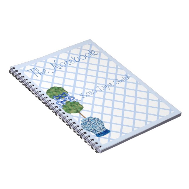 Cuaderno Bloc de notas de temas Chinoiserie Ginger Jar Jars (Lado Derecho)