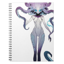 Cuaderno bloc de notas de tentáculos de Lady