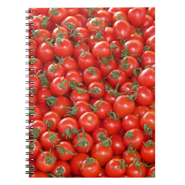 Cuaderno Bloc de notas de tomates de cereza (Frente)