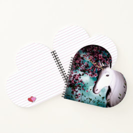Cuaderno bloc de notas de unicornio