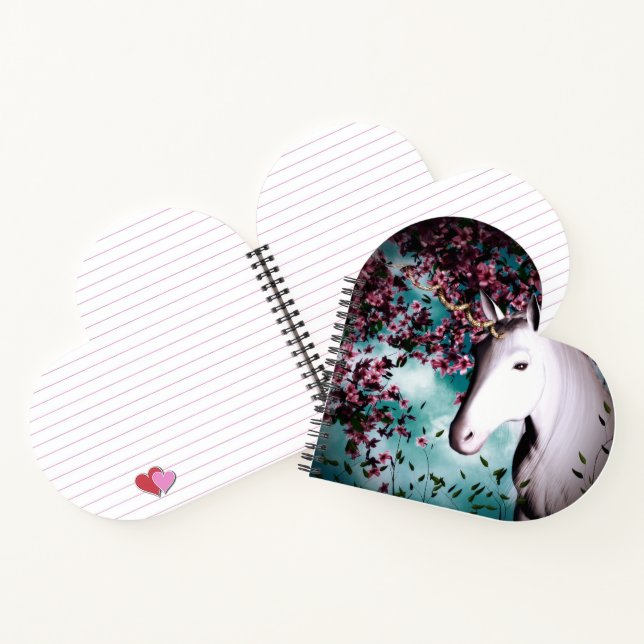 Cuaderno bloc de notas de unicornio (Interior)