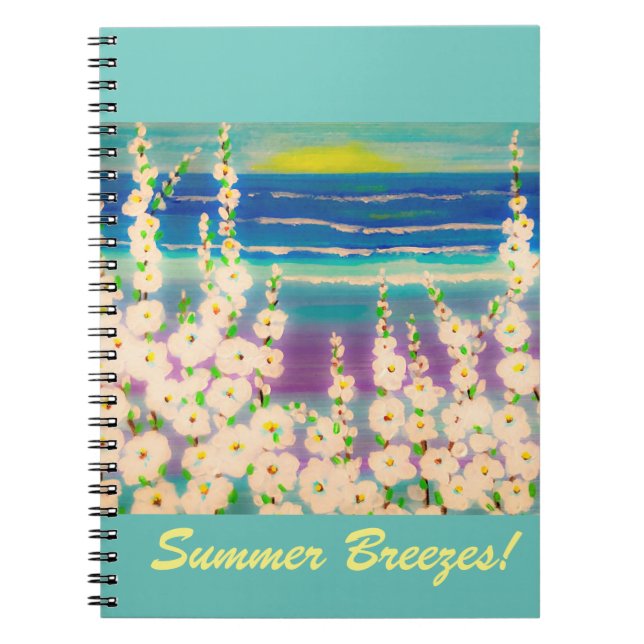 Cuaderno Bloc de notas de verano Breezes (Frente)