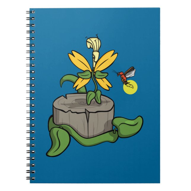 Cuaderno Bloc de notas de verano de saludo de primavera (Frente)