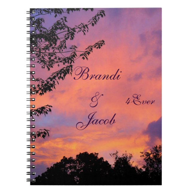 Cuaderno Bloc de notas de verano romántico *Personalizado* (Frente)