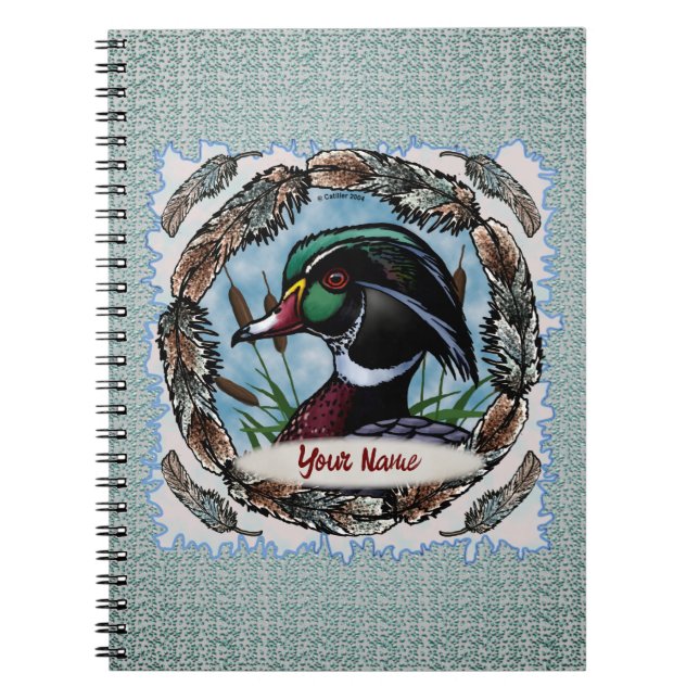 Cuaderno bloc de notas de Wood Duck (Frente)