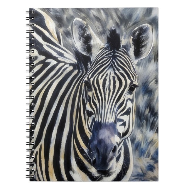 Cuaderno Bloc de notas de Zebra Art Journal (Frente)