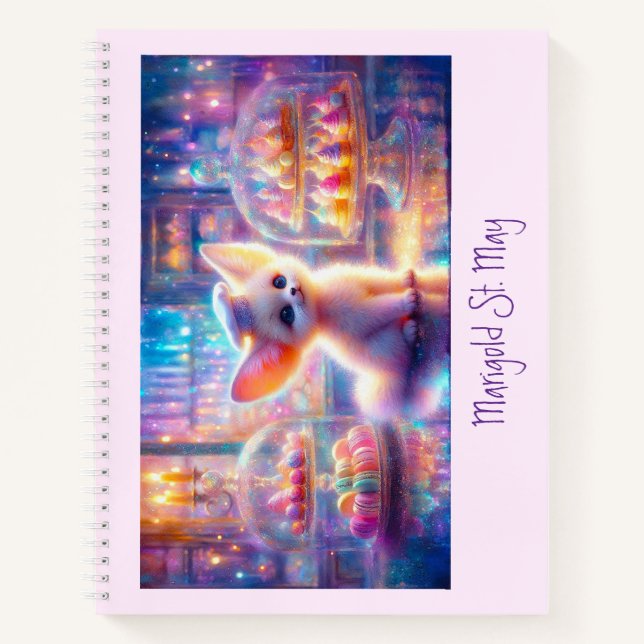 Cuaderno Bloc de notas de zorro fenec (Anverso)