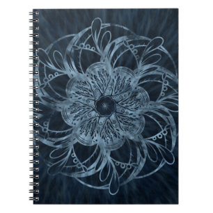 Cuaderno Bloc de notas Deep Sea Blue Mandala
