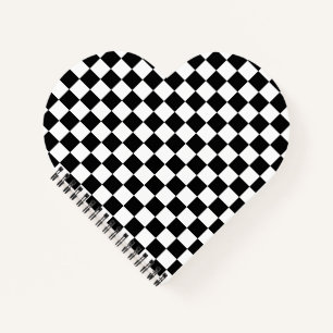 Cuaderno bloc de notas del ajedrez Heart