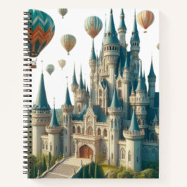 Cuaderno bloc de notas del castillo