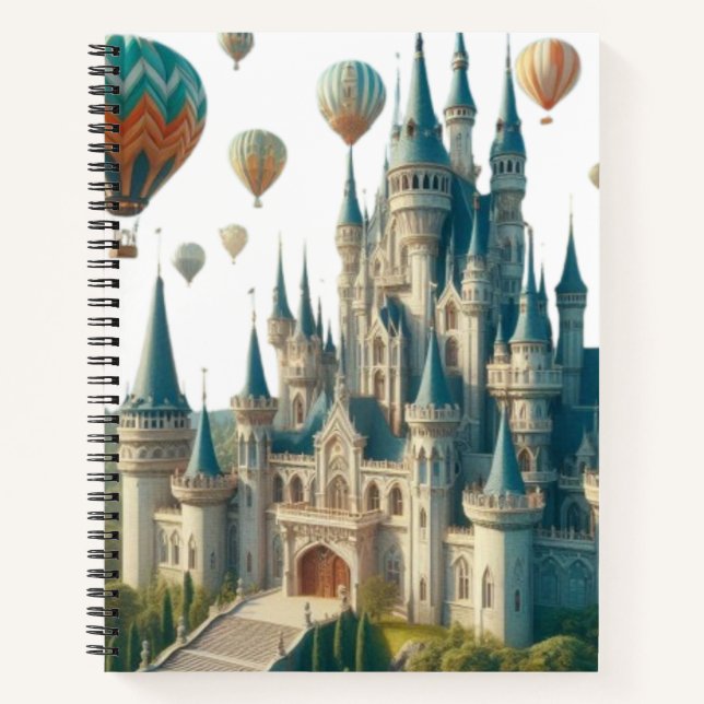 Cuaderno bloc de notas del castillo (Anverso)