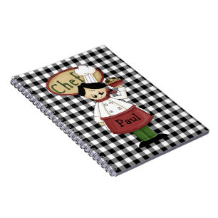 Cuaderno Bloc de notas del diario de chef