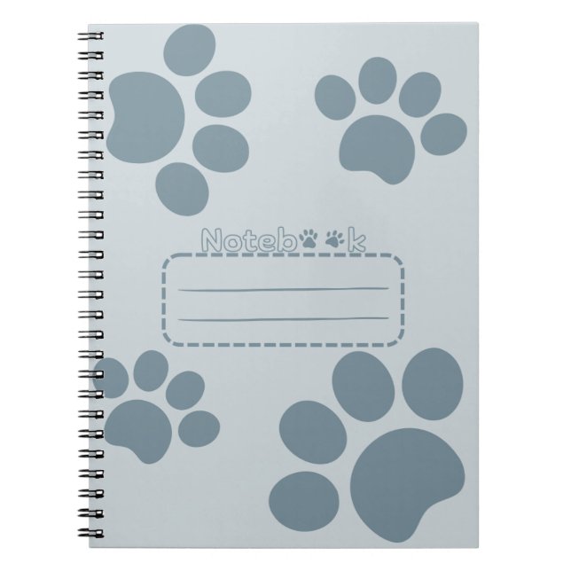 Cuaderno bloc de notas del diario de gatos en blanco (Frente)