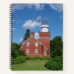 Cuaderno bloc de notas del faro de Big Bay