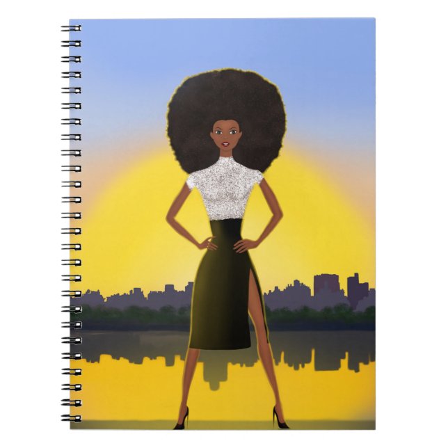 Cuaderno bloc de notas del jefe del chica negro (Frente)