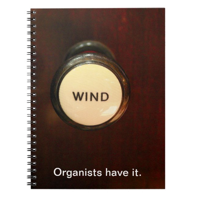 Cuaderno bloc de notas del paro de levas WIND (Frente)