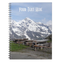 bloc de notas del personalizado de Alpes austríaco